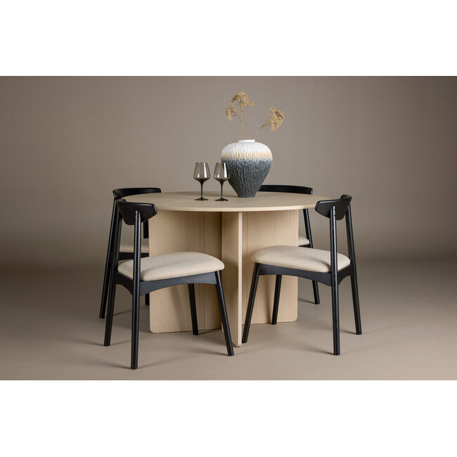 5-tlg. Essgruppe Tyresö mit Stuhl Ven Natürlisch