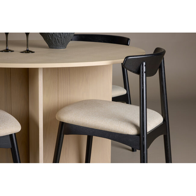 5-tlg. Essgruppe Tyresö mit Stuhl Ven Natürlisch