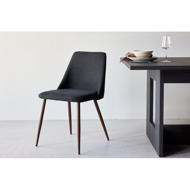 2er Set Esszimmerstuhl Night Schwarz