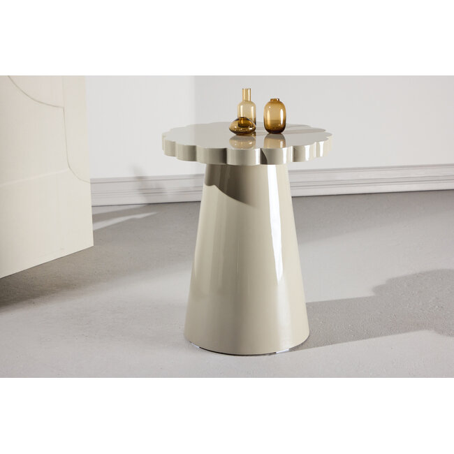 Beistelltisch Krull Ø45 cm Beige