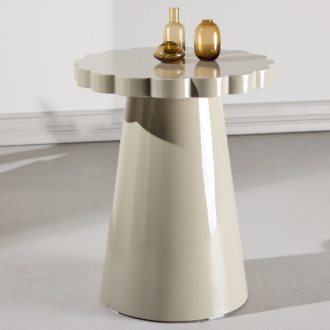 Beistelltisch Krull Ø45 cm Beige
