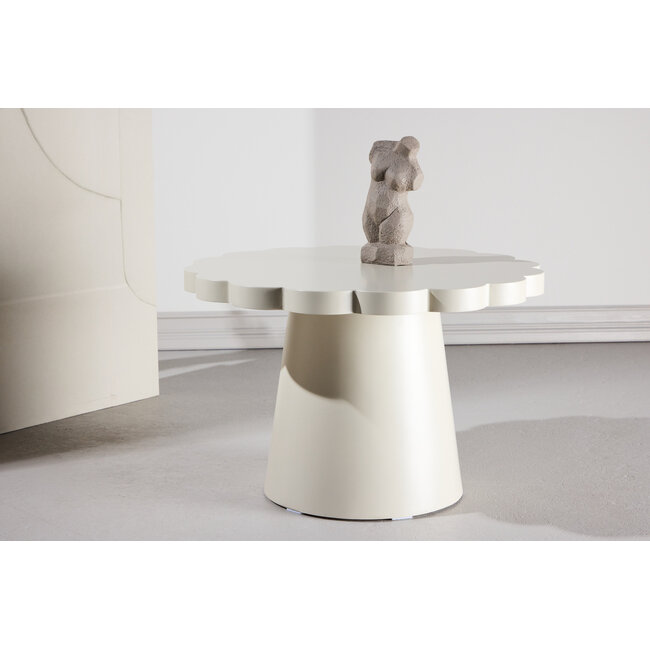 Sofa-Tisch Krull Ø70 cm Beige