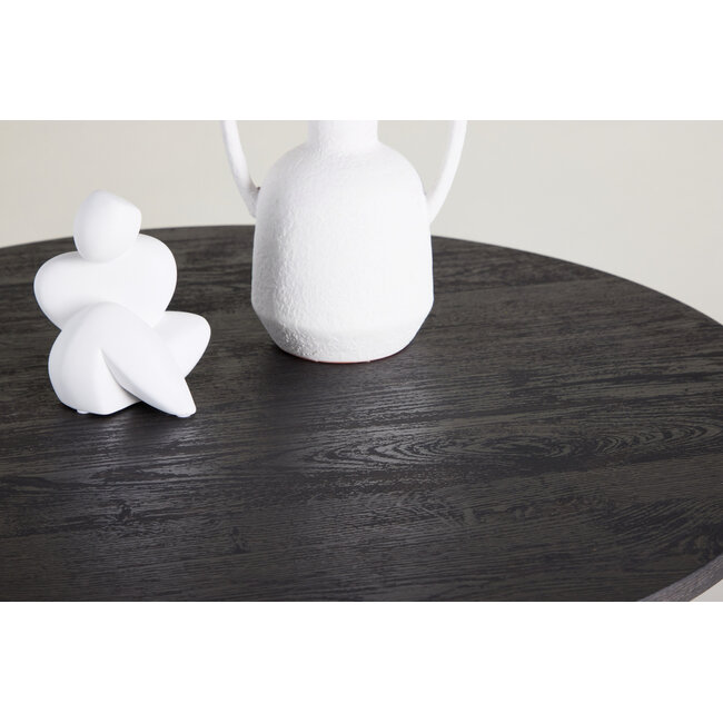 Sofa-Tisch Tekla Schwarz 80cm