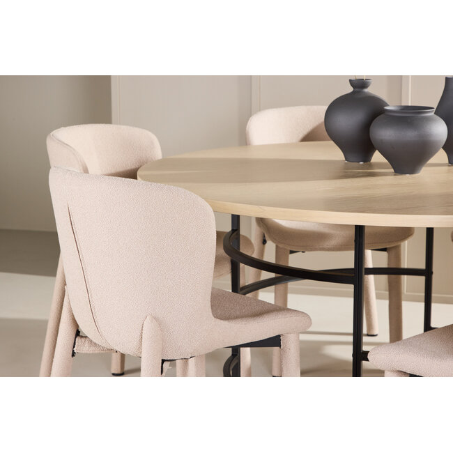 7-tlg. Esstisch Copenhagen mit Astoria Stuhl