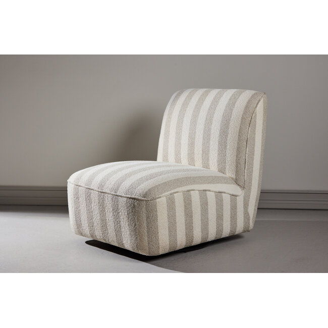 Sessel My Beige-Weiß – Moderner Loungesessel