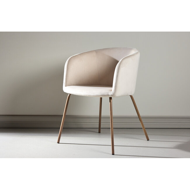 Armlehnstuhl Berit Creme