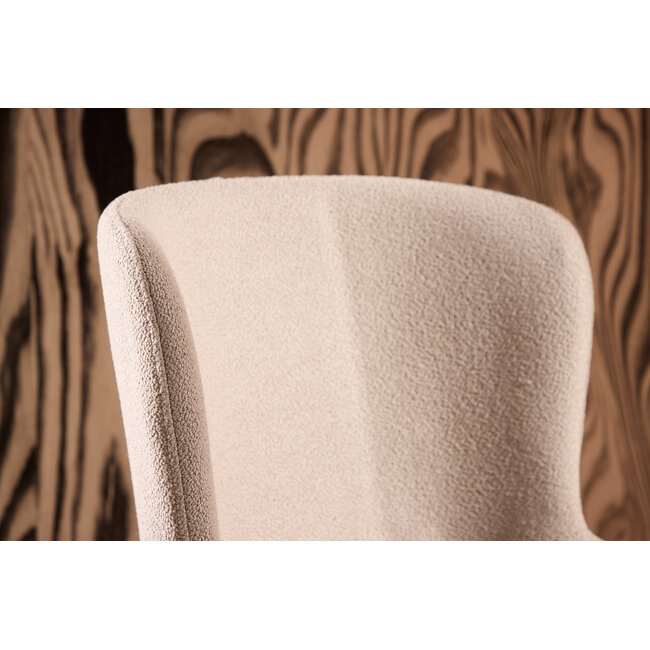 5-tlg. Ausziehbarer Esstisch Strada mit Astoria Stuhl Beige