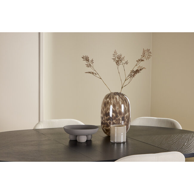 7-tlg. Ausziehbarer Esstisch Strada mit Lilja Stuhl