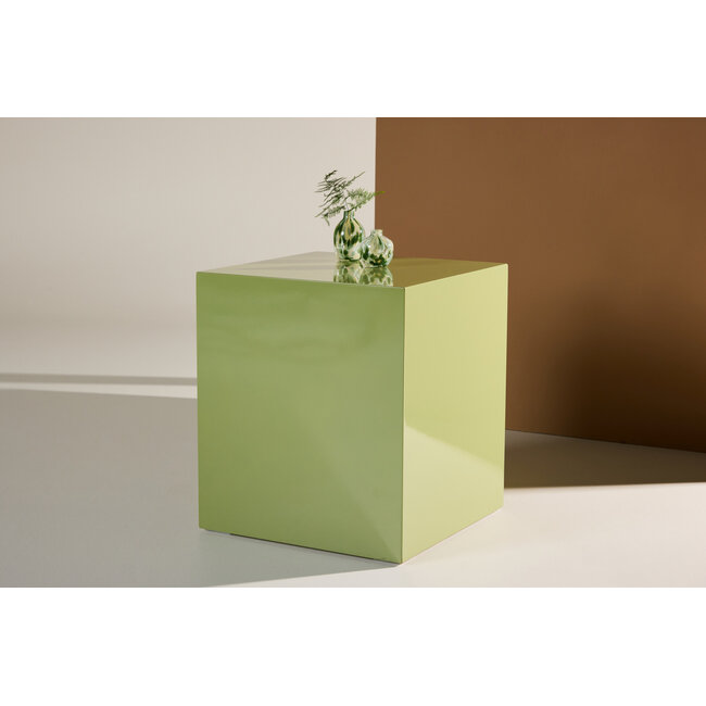 Sofa-Tisch York Grün – Quadrat Couchtisch