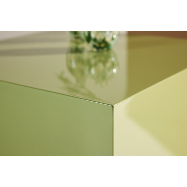 Sofa-Tisch York Grün – Quadrat Couchtisch