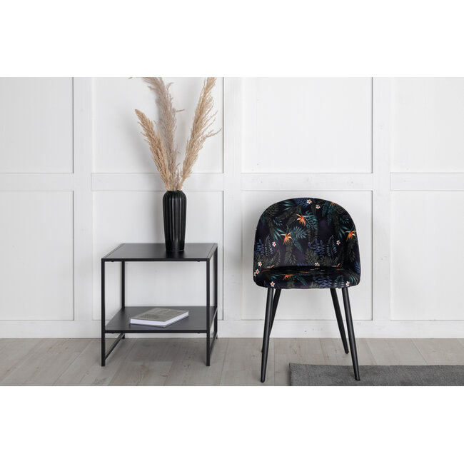 5-tlg. Esszimmer-Set Plaza mit Stühlen Velvet