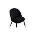 5-tlg. Esszimmer-Set Plaza mit Stühlen Velvet Schwarz