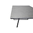 5-tlg. Marmor Esszimmer-Set Estelle mit Stühlen Comfort Grau