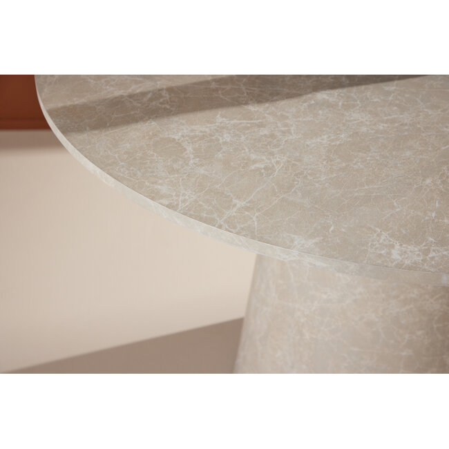 Runder Esstisch Lanzo Beige
