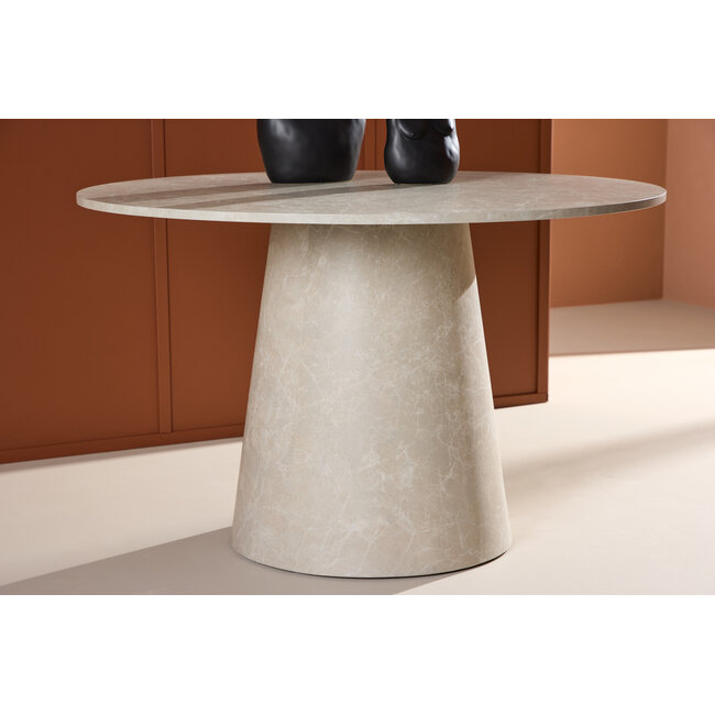 Runder Esstisch Lanzo Beige