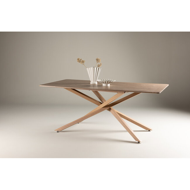 7-tlg. Esstisch Piazza mit Velvet Esszimmerstuhl