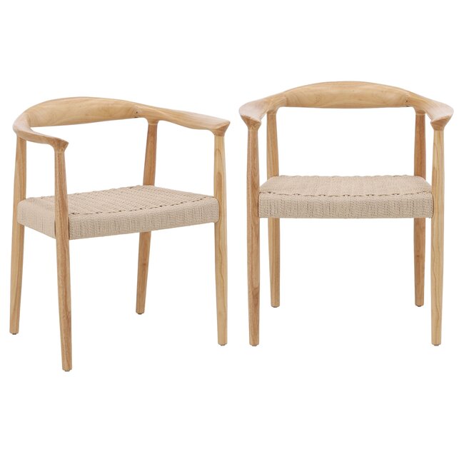 2er-Set Esszimmerstuhl Lovön Holz