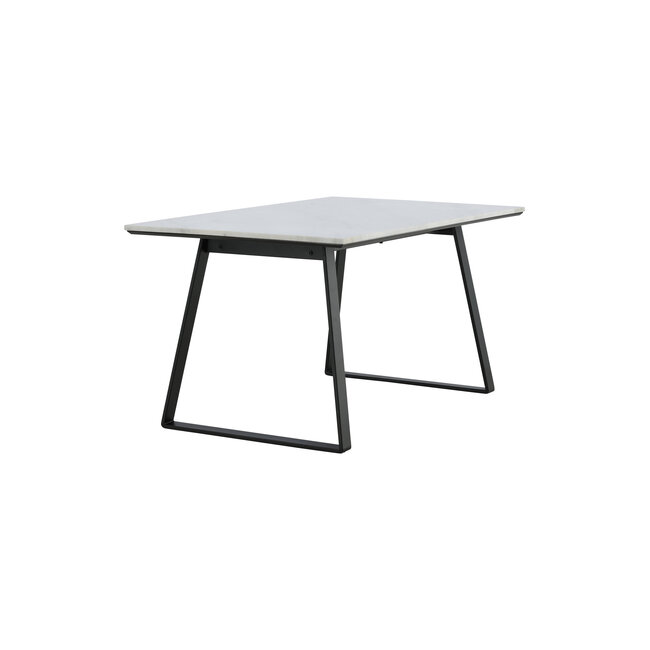 Marmor Esstisch Rechteckig Estelle Weiß