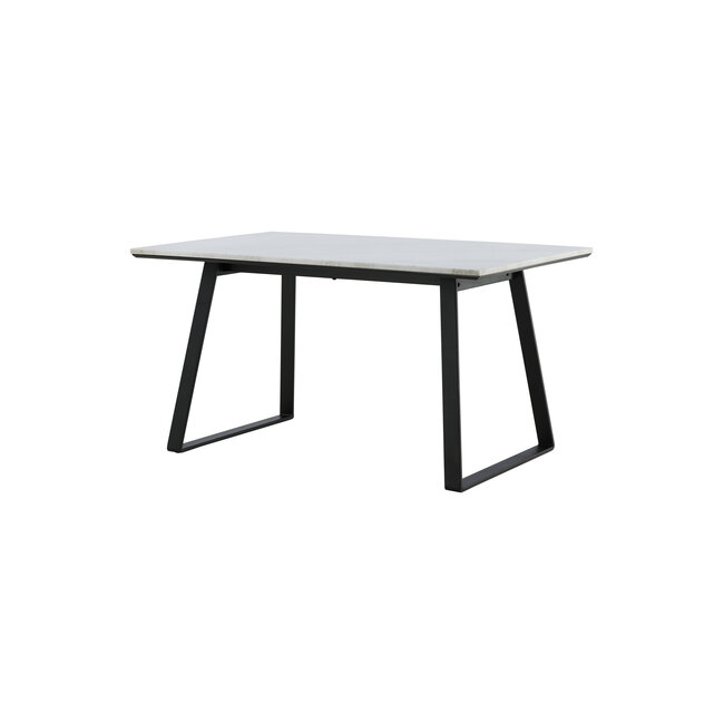 Marmor Esstisch Rechteckig Estelle Weiß