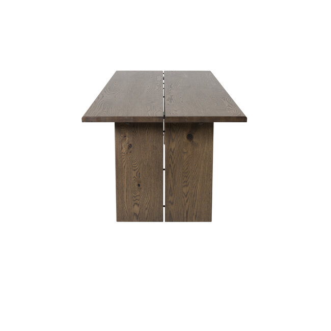 Rechteckiger Esstisch Logger Braun 210 - 310 cm