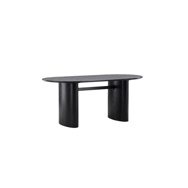 Ovaler Esstisch Isolde Schwarz