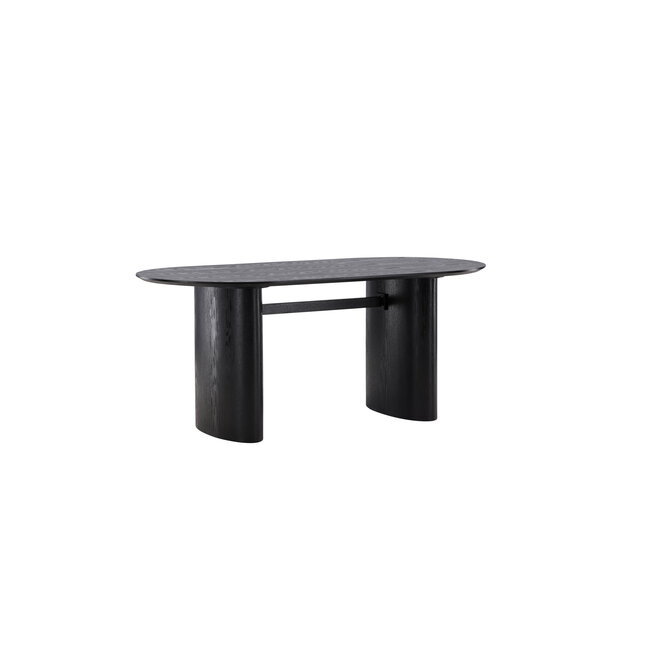 Ovaler Esstisch Isolde Schwarz