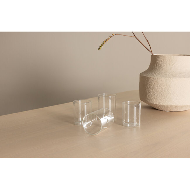 Ovaler Esstisch Tyresö Schwarz oder Natürlich