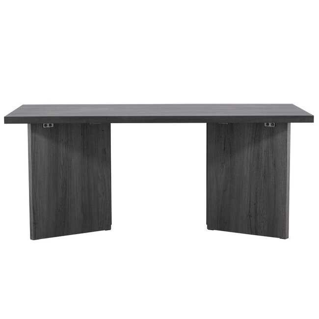 Esstisch Rechteckig Bassholmen Schwarz oder Natürlich 180 cm