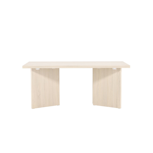 Esstisch Rechteckig Bassholmen Schwarz oder Natürlich 180 cm