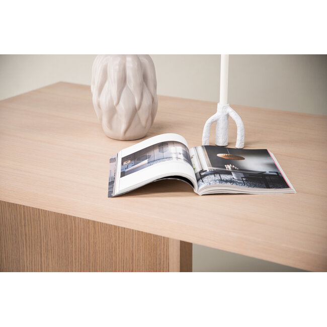 Esstisch Rechteckig Bassholmen Schwarz oder Natürlich 240 cm