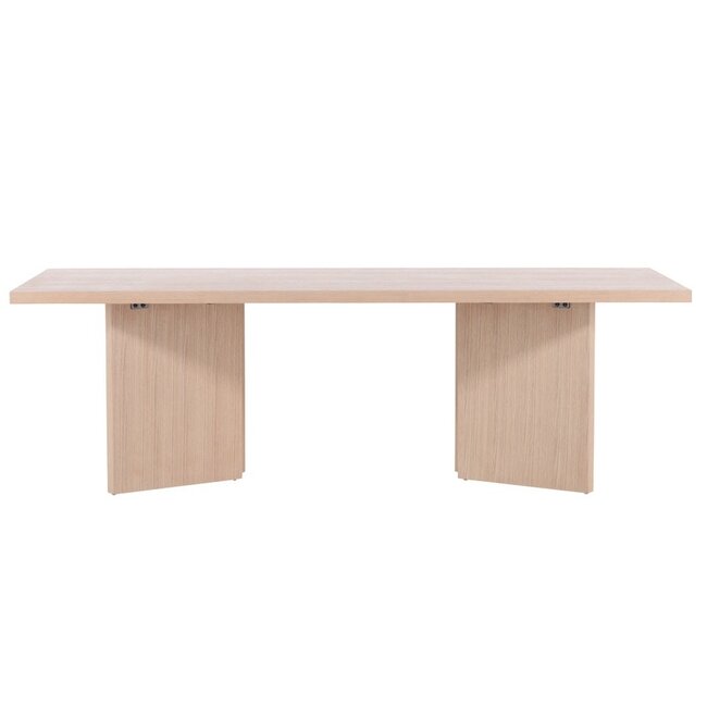 Esstisch Rechteckig Bassholmen Schwarz oder Natürlich 240 cm