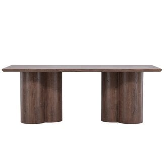 Venture Home Esstisch Olivia Rechteckiger Braun - Schwarz - Natürlich Venture Home Esstisch Olivia Rechteckiger Braun - Schwarz - Natürlich