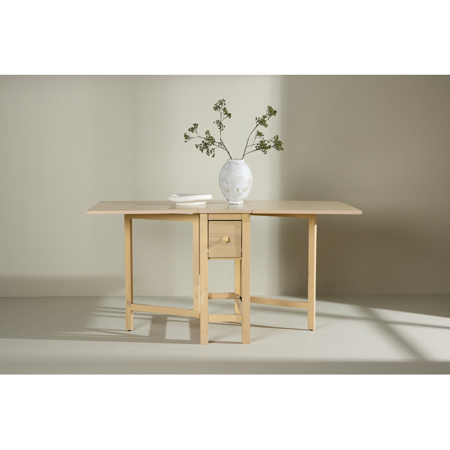 Ausziehbar Esstisch Edward Rechteckiger Natürlich