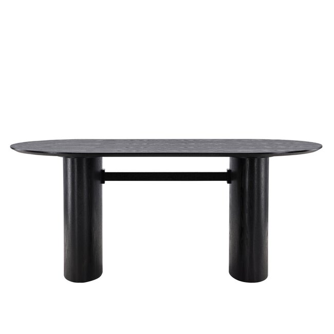 Ovaler Esstisch Isolde Schwarz