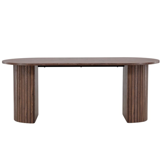 Ovaler Esstisch Härön Braun