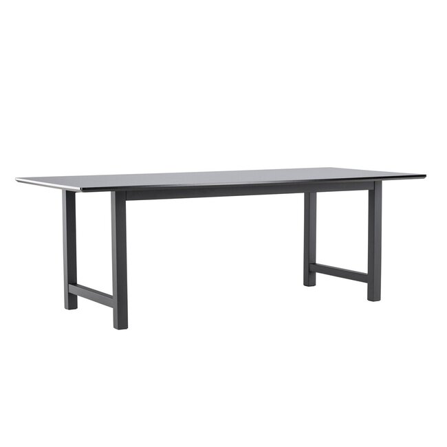 Rechteckiger Esstisch Count Schwarz 220 cm