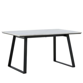 Venture Home Marmor Esstisch Rechteckig Estelle Weiß Venture Home Marmor Esstisch Rechteckig Estelle Weiß