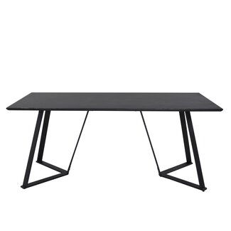 Venture Home Esstisch Rechteckig Marina Schwarz Venture Home Esstisch Rechteckig Marina Schwarz