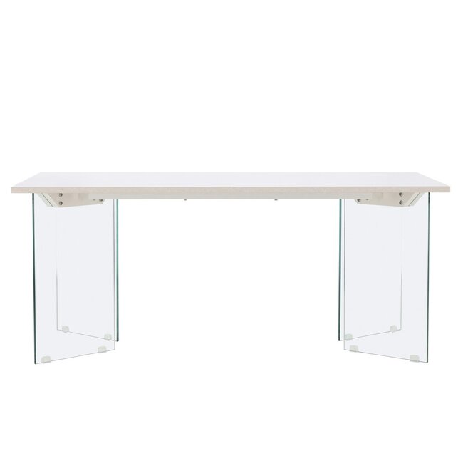 Rechteckig Esstisch Ester Weiß