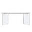 Rechteckig Esstisch Ester Weiß