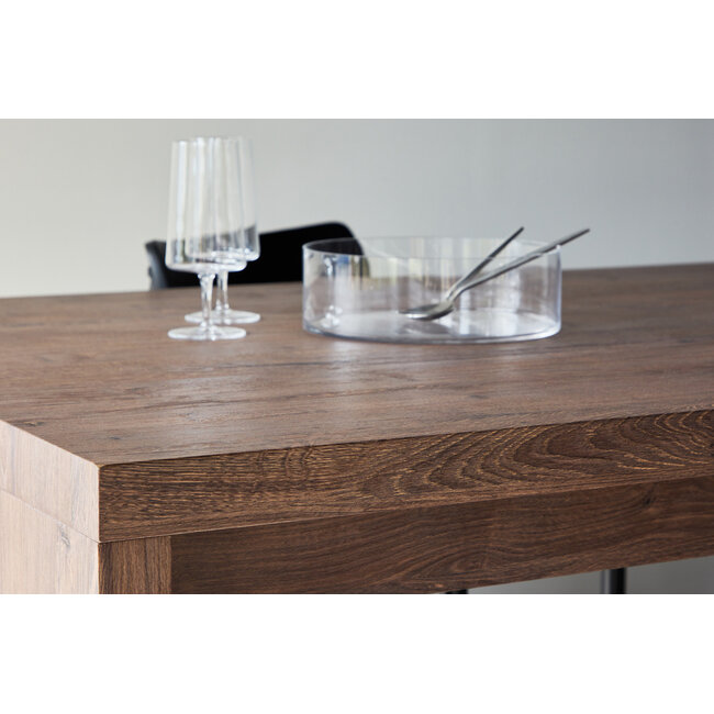 Rechteckiger Esstisch Evone Braun