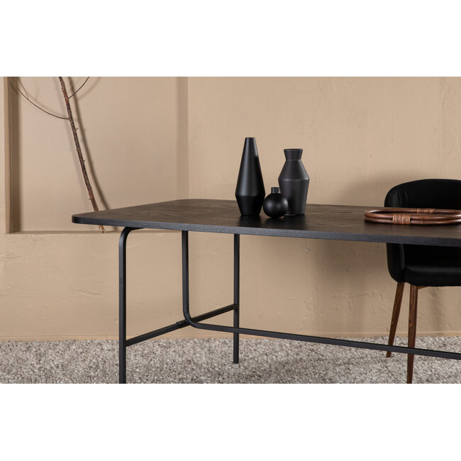 Esstisch Rechteckig Uno Schwarz