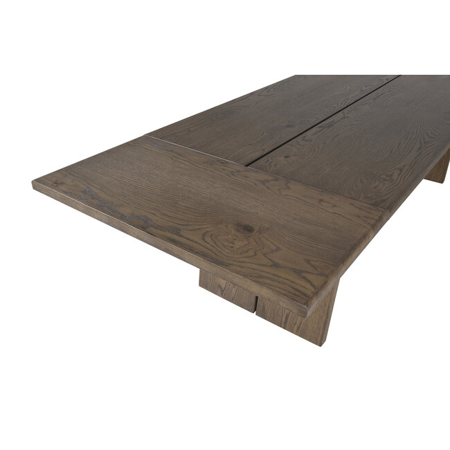 Rechteckiger Esstisch Logger Braun 210 - 310 cm