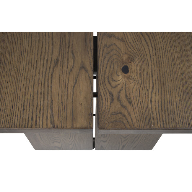 Ausziehbar Rechteckiger Esstisch Logger Braun