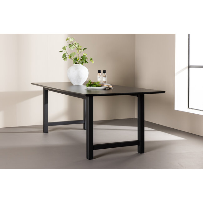 Rechteckiger Esstisch Count Schwarz 220 cm