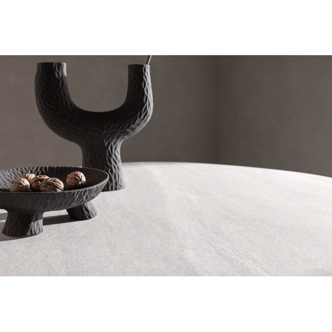 Ovaler Esstisch Grönvik Hellgrau/Braun