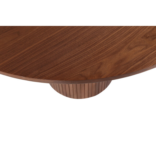 Runder Esstisch Bianca Braun