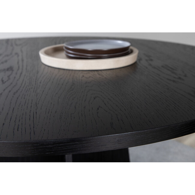 Runder Esstisch Bootcut Schwarz