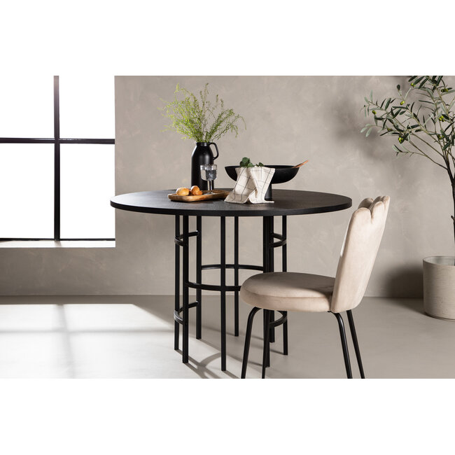 Runder Esstisch Copenhagen Schwarz