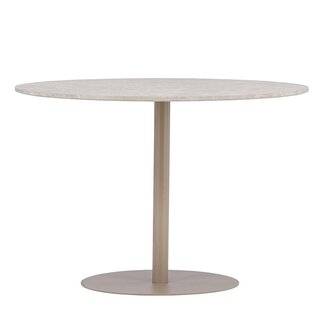 Venture Home Runder Esstisch Lycke Steinoptik